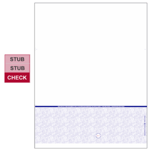 Tru600 Bottom Blue High Security Blank Laser Check – 2560B