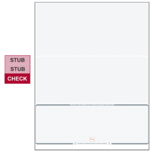 Tru600 Bottom Grey High Security Blank Laser Check - 2560Y