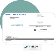 Pay online and easily send remittance advice