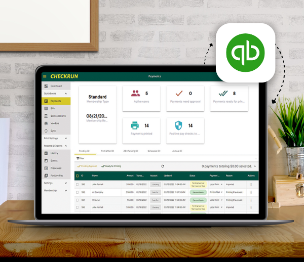 check printing software for quickbooks online and checkrun