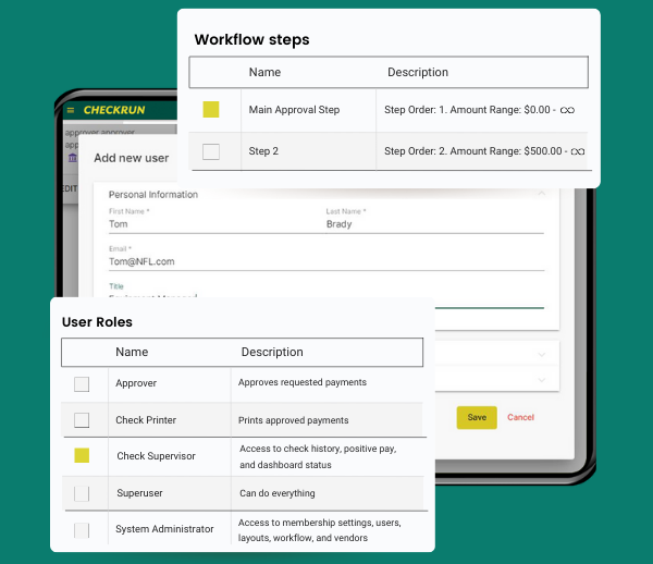 automated approval workflows make online check printing software better