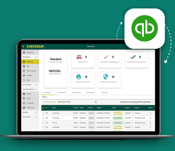 business checks seamless sync with quickbooks online