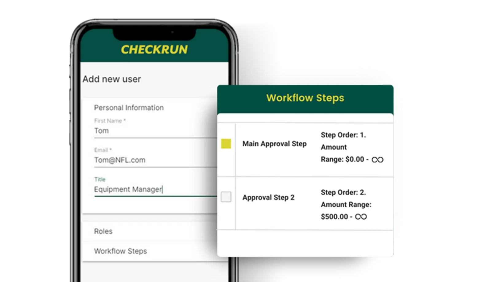 Approve checks anywhere with the Checkrun Mobile Approval App