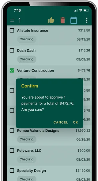 Checkrun Mobile App, quickbooks online, check printing