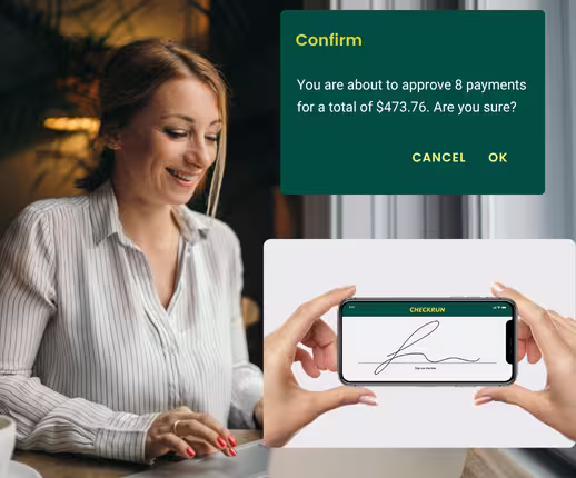 manage payment approvals on the go from anywhere and remotely