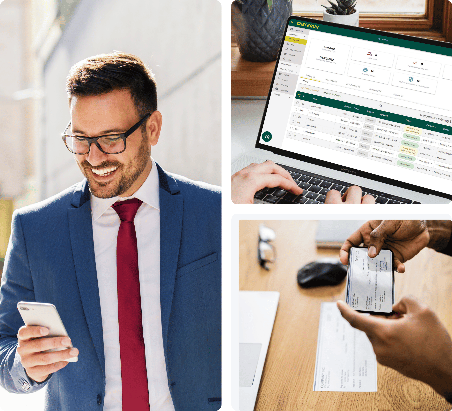 payee deposit choice is secure