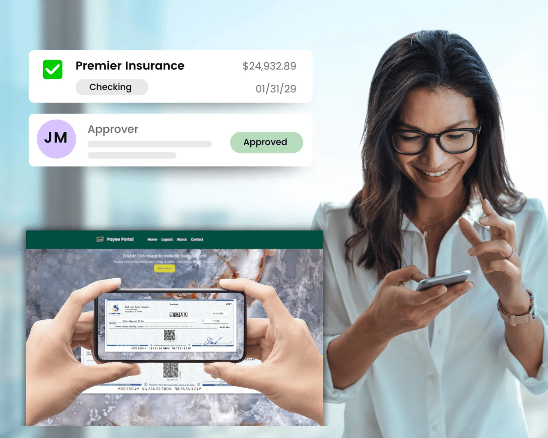 payee-deposit-choice-checkrun Payee Deposit Choice - patent pending by Checkrun