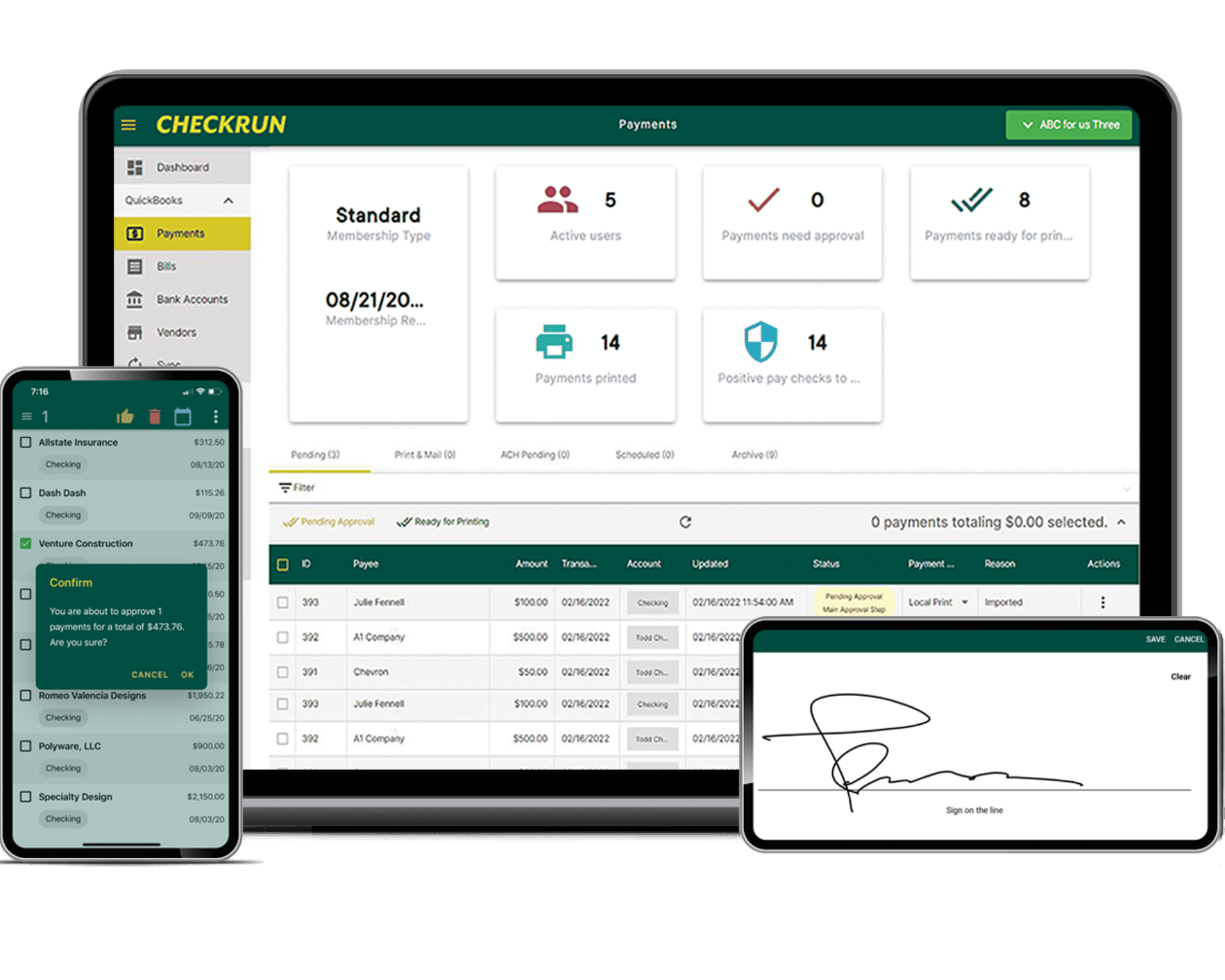online check writer alternative - Checkrun